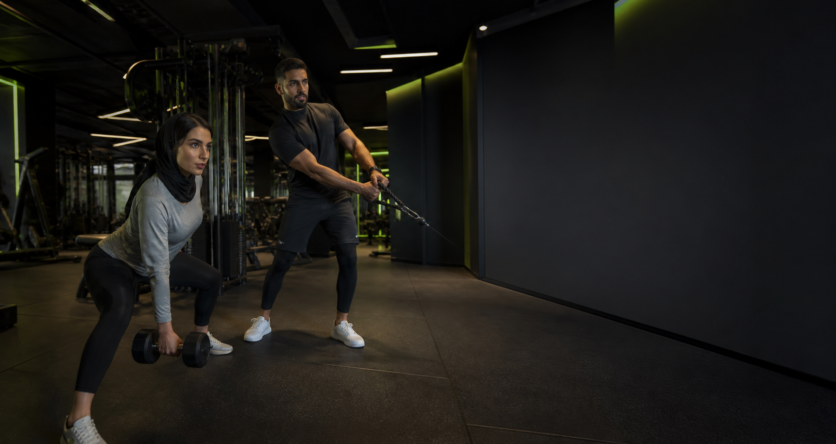Arena group fitness class